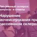 Нарушения мочеиспускания при рассеянном склерозе 2 Нарушения мочеиспускания при рассеянном склерозе